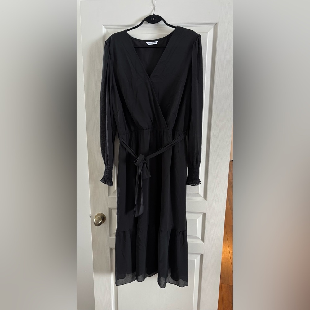 Pretty Garden black dress xxl